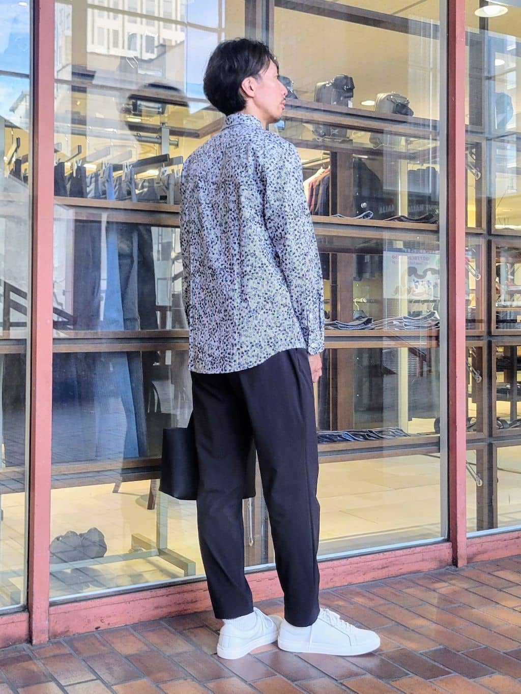 piroyaさんの「TAKEO KIKUCHI｜ストライプ小花 長袖シャツ」を使ったコーディネート
