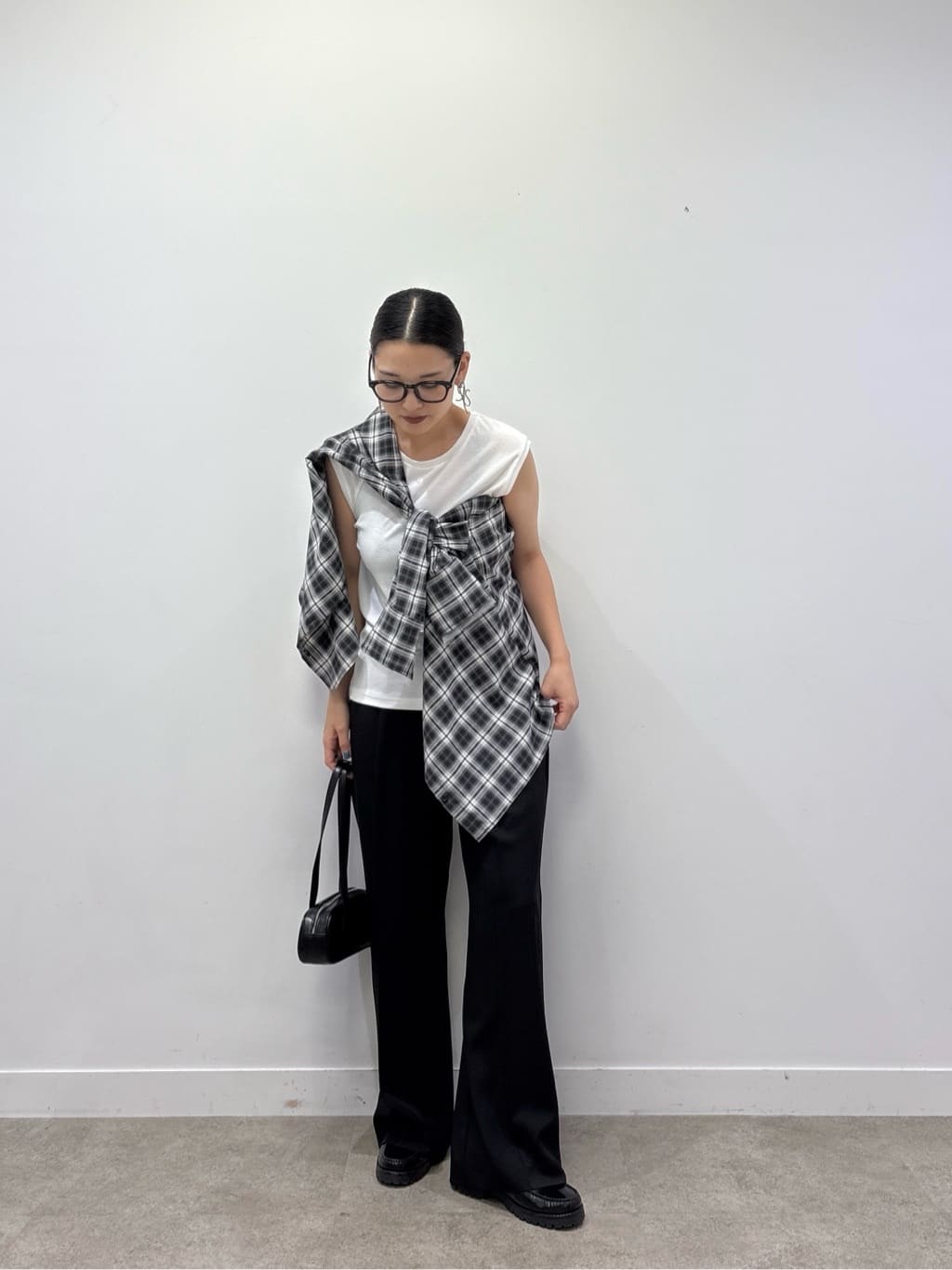 ayanoさんの「INDIVI｜キャミセットカットソー」を使ったコーディネート