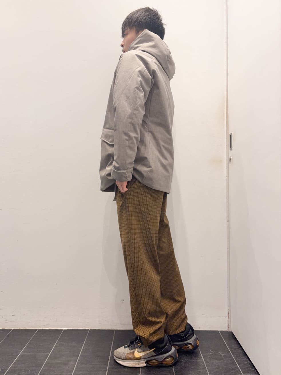 ちびちゃんさんの「THE SHOP TK｜【軽くて、暖かい】SORONA／ソロナ 中綿ブルゾン 防風/軽量/洗濯機OK/フード脱着可」を使ったコーディネート