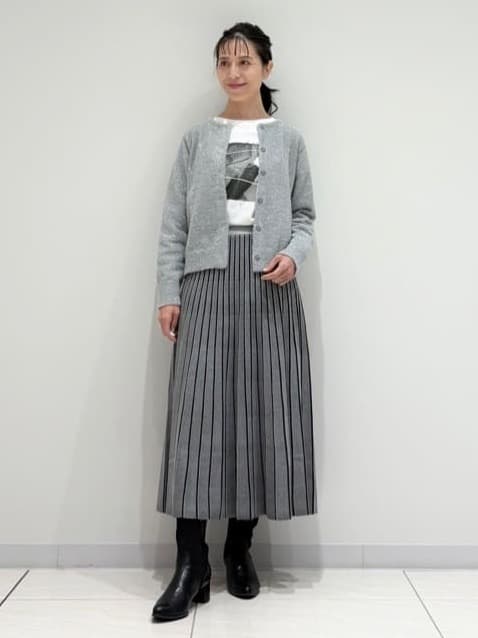 kayoさんの「INDIVI｜【UVケア】プリントフォトロングTシャツ」を使ったコーディネート