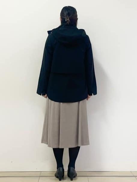 chisaさんの「Reflect｜【すっきり見え／フード取り外し可／通勤におすすめ◎】ライティアウター」を使ったコーディネート