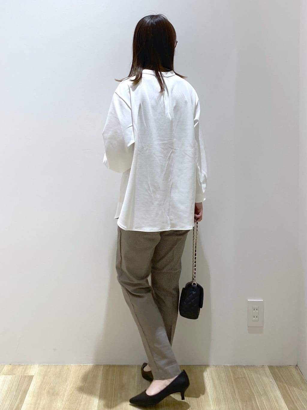 えりさんの「OPAQUE.CLIP｜スキッパートップス【吸水速乾／UVケア／洗濯機OK】」を使ったコーディネート
