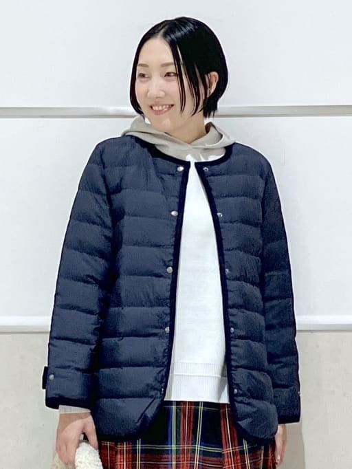 eriko さんの「Dessin｜【撥水・2WAY】ミュラーダウンコートミドル丈」を使ったコーディネート