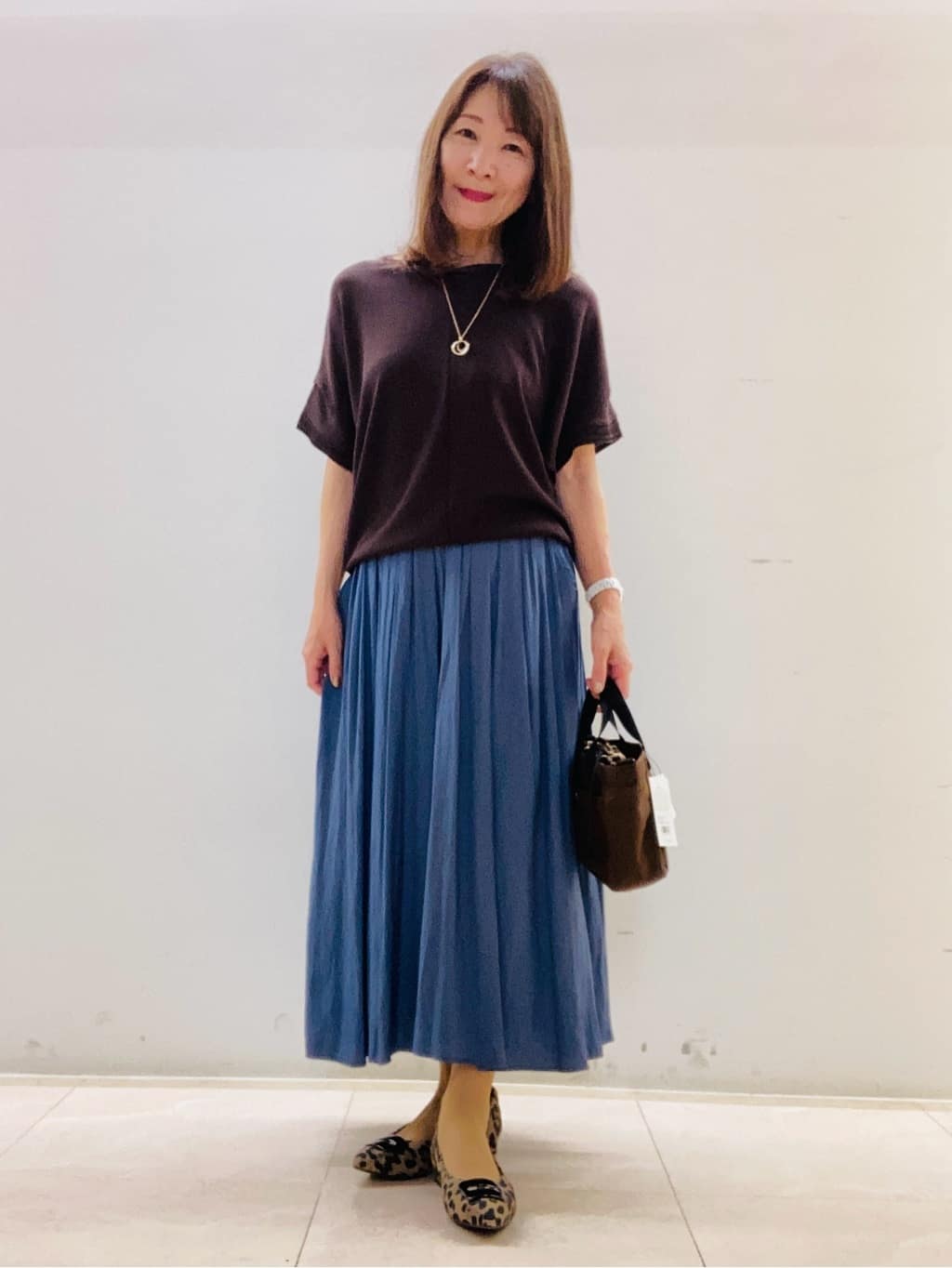 kurodaさんの「Reflect｜【選べる7色◎／手洗い可／二の腕カバー】半袖ニット」を使ったコーディネート