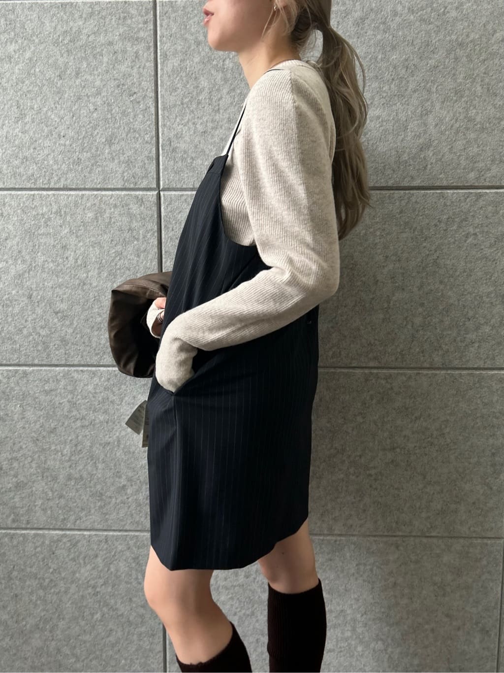 honoka Aさんの「CODE A｜tailored mood mini dress」を使ったコーディネート