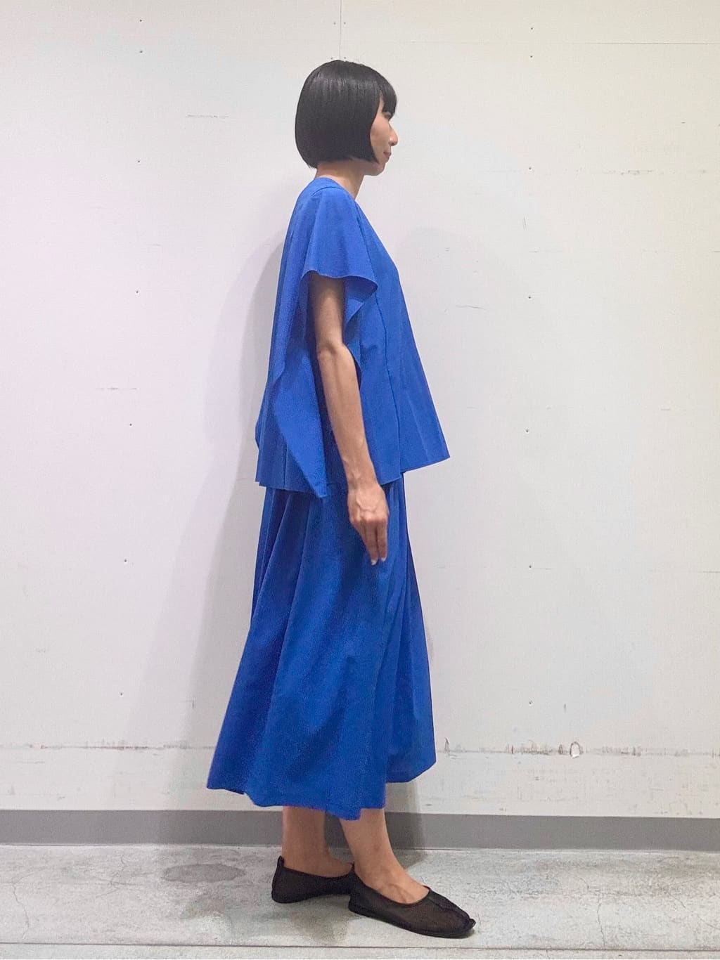 naoさんの「INDIVI｜【体型カバー】スクエアブラウス」を使ったコーディネート