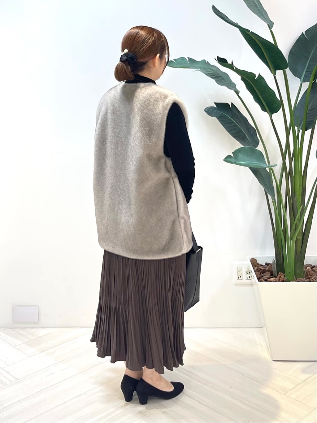 Tomoさんの「UNTITLED｜【トレンド/ジレ】フェイクファーベスト」を使ったコーディネート