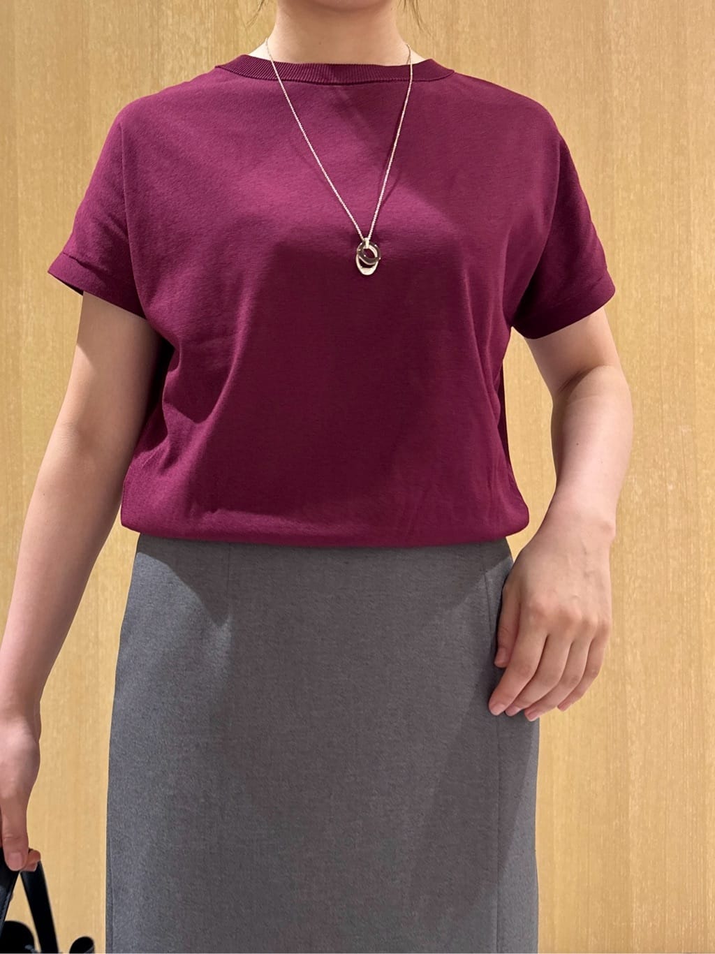 nanaさんの「UNTITLED｜【セットアップ可/洗える】スラブナロースカート」を使ったコーディネート