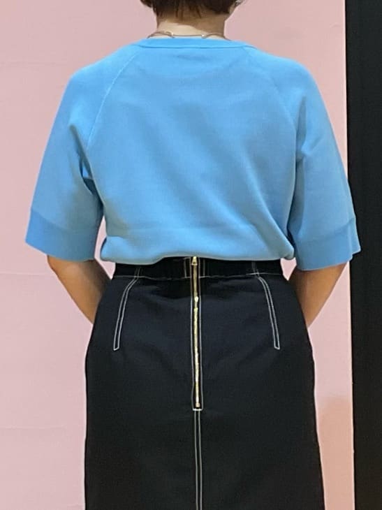 ogataさんの「DRESSTERIOR｜スパンコール2WAY巾着バッグ」を使ったコーディネート