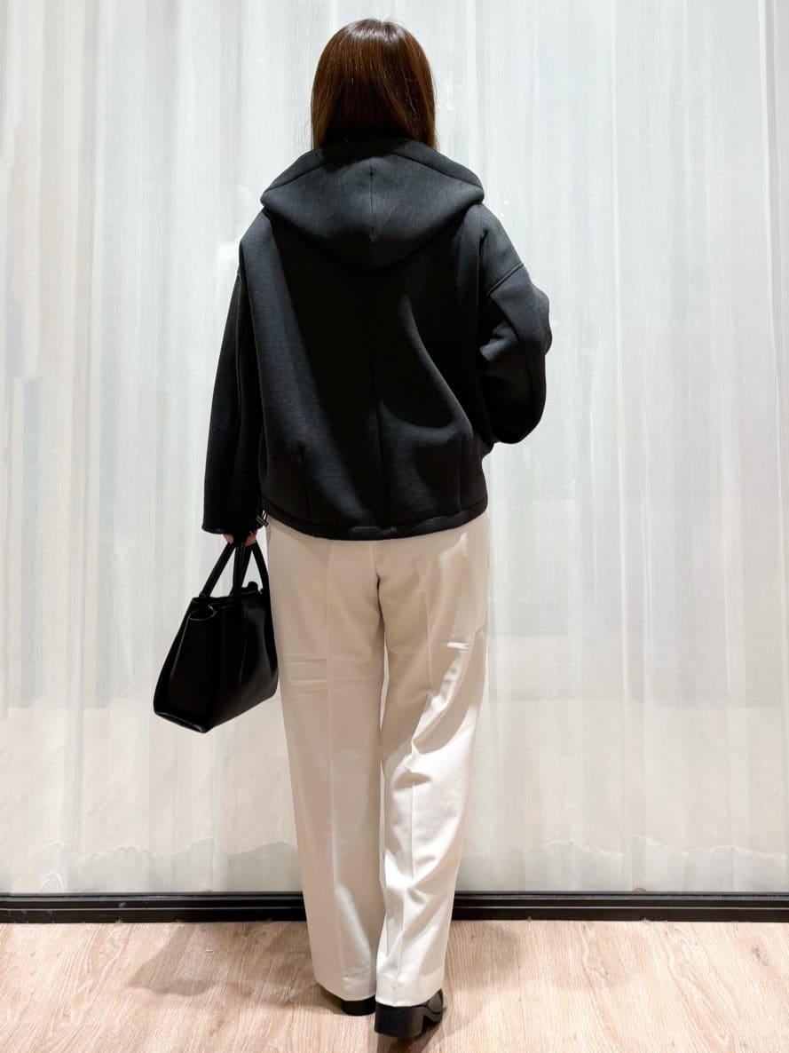 かなさんの「OPAQUE.CLIP｜ウォームタッチ イージーワイドパンツ【洗濯機洗OK／ストレッチ】≪SS～LL≫」を使ったコーディネート