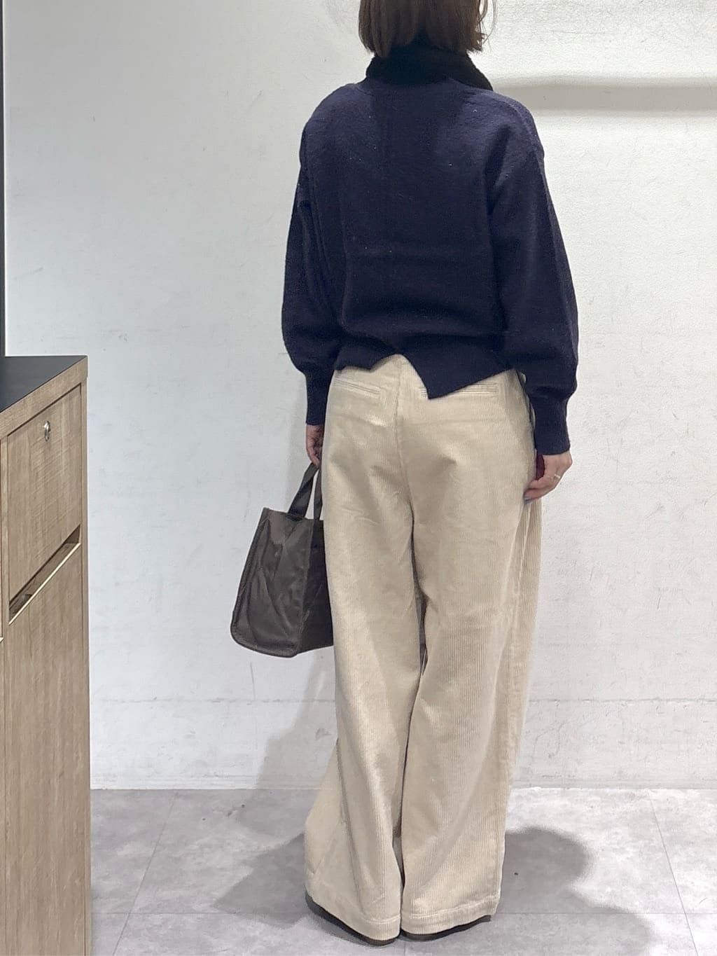 たけねぇさんの「OPAQUE.CLIP｜コーデュロイタックワイドパンツ【洗濯機OK】」を使ったコーディネート