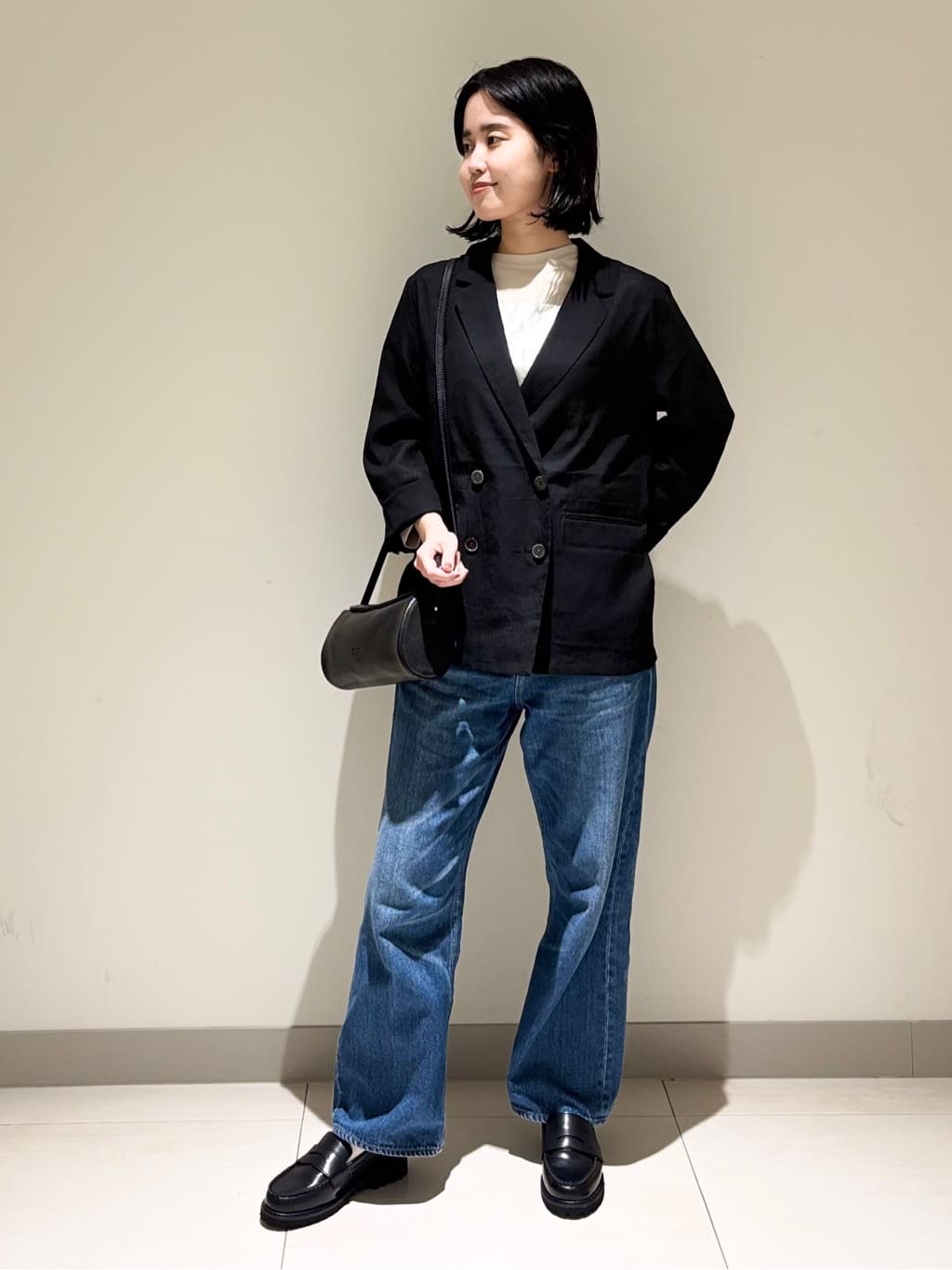 mayuさんの「Dessin｜本革バレル型ショルダーバッグ」を使ったコーディネート