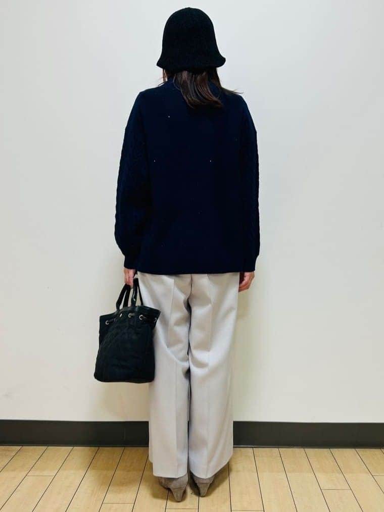 miiiさんの「Reflect｜【ショルダー付き／コーディネートのアクセントに◎】キルティングバッグ」を使ったコーディネート