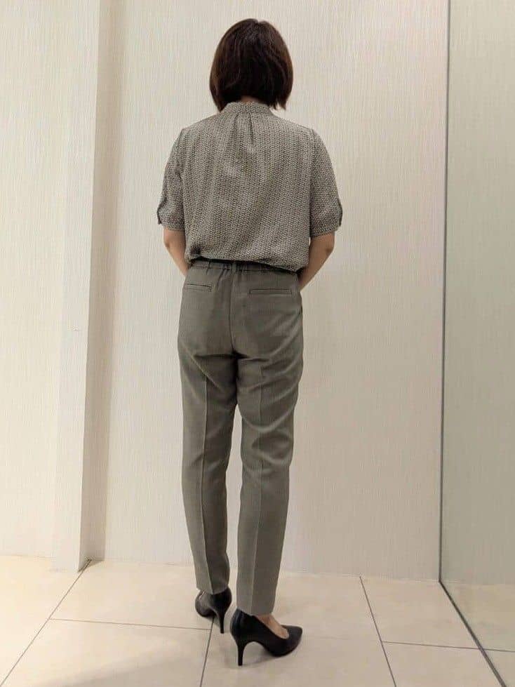 u-macoさんの「UNTITLED｜【洗える/お仕事スーツ】ドライメランジ テーラードジャケット」を使ったコーディネート