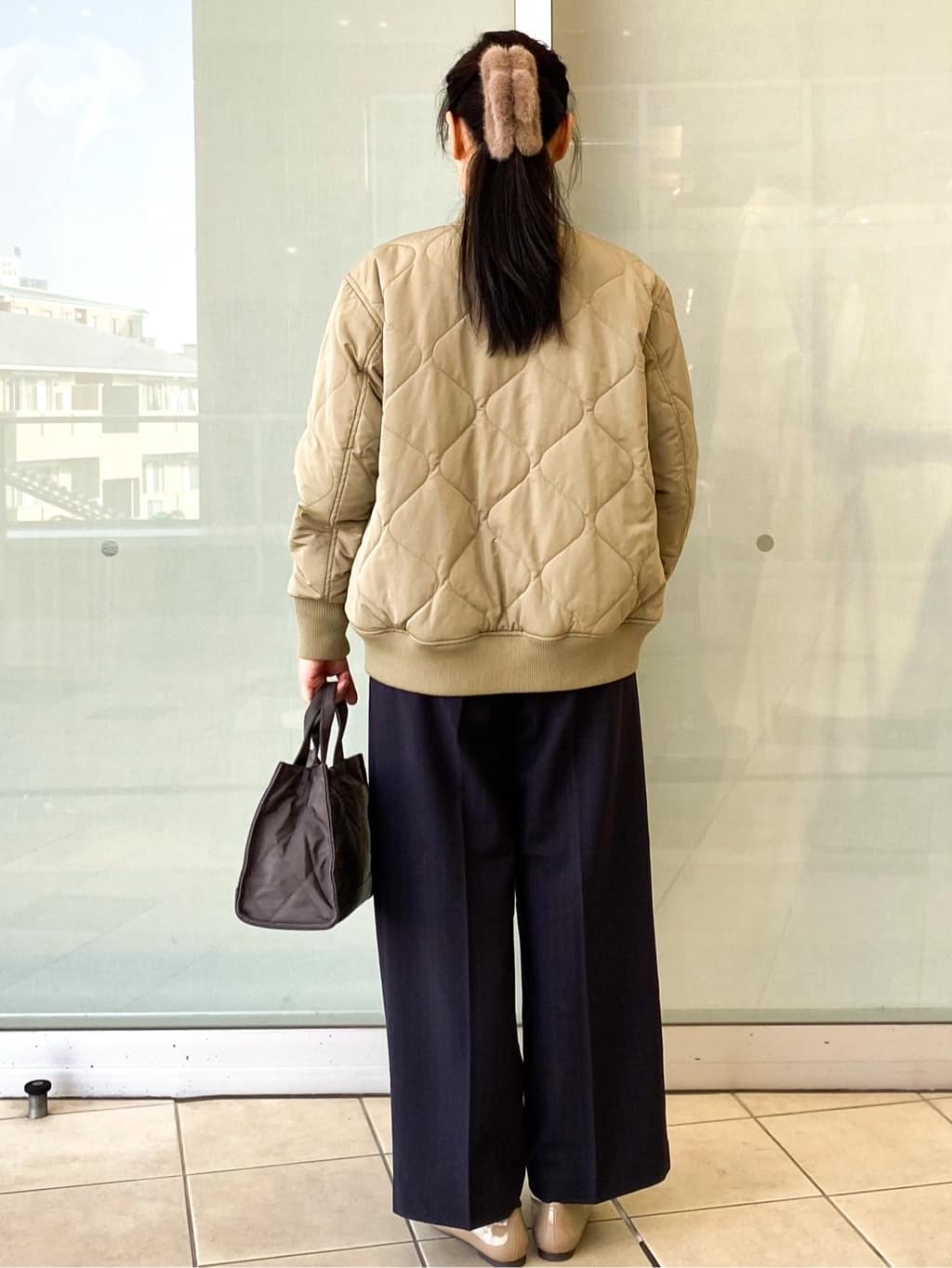 Jeanさんの「OPAQUE.CLIP｜《リバーシブル》キルティングブルゾン」を使ったコーディネート