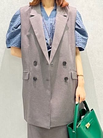 Miwaさんの「UNTITLED｜ビッグオーバルネックレス」を使ったコーディネート