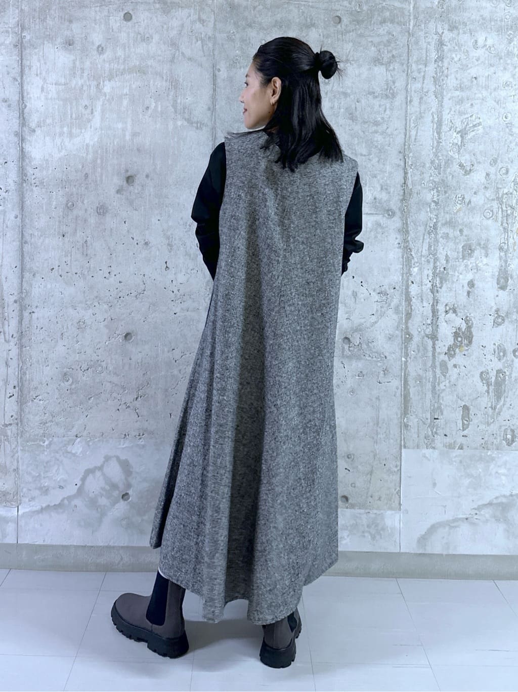 kumiさんの「Dessin｜【撥水・2WAY】ミュラーダウンコートミドル丈」を使ったコーディネート