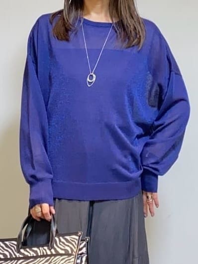 tomoさんの「UNTITLED｜【前後2WAY/アンサンブル可/ゆったり】シアーカーディガン」を使ったコーディネート