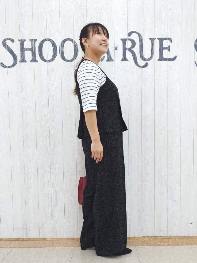とろろさんの「SHOO･LA･RUE｜【2点セット】着るだけで決まる クラシカルなツイード調セットアップ」を使ったコーディネート