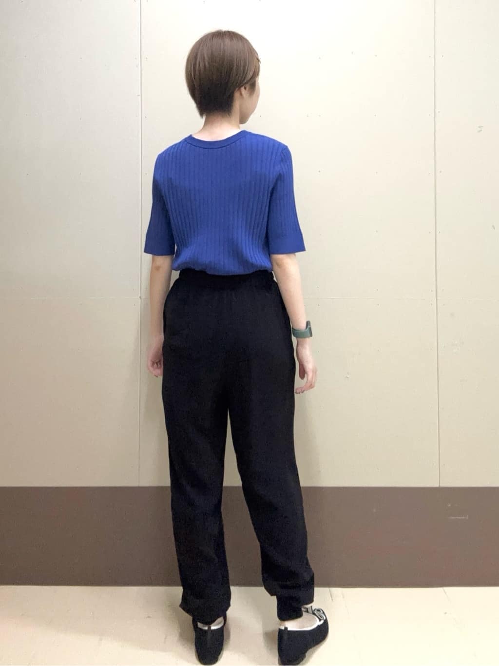 mioさんの「UNTITLED｜【洗える！快適！】リサイクルニットリボンパンプス」を使ったコーディネート