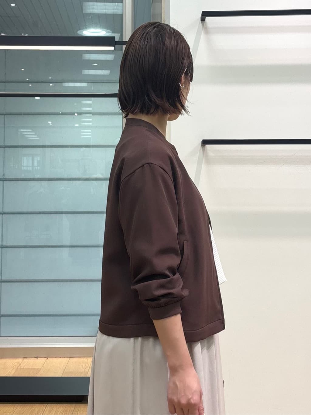 asamiさんの「INDIVI｜【洗える／体型カバー】美シルエットニット」を使ったコーディネート