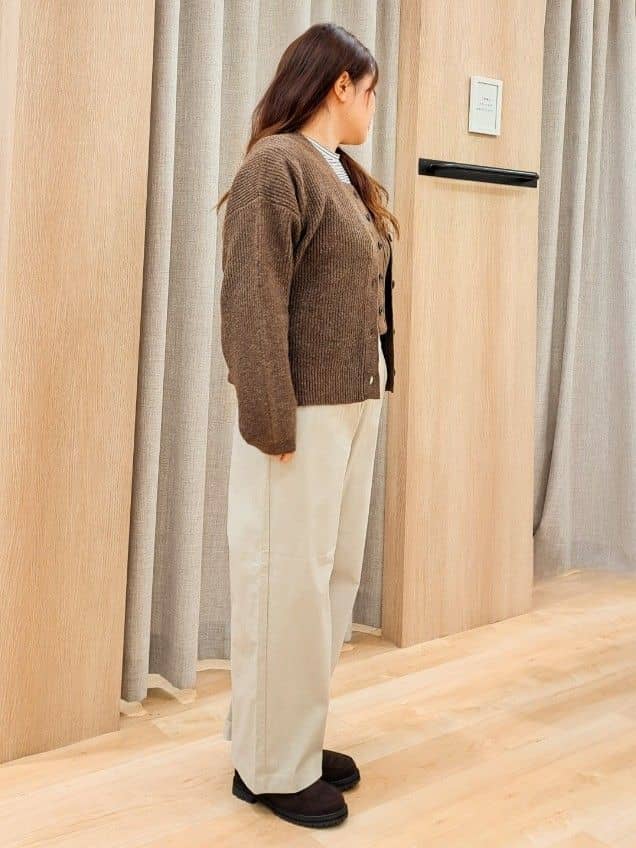ふるさんの「grove｜【SETITEM】ケーブルニットビスチェ」を使ったコーディネート