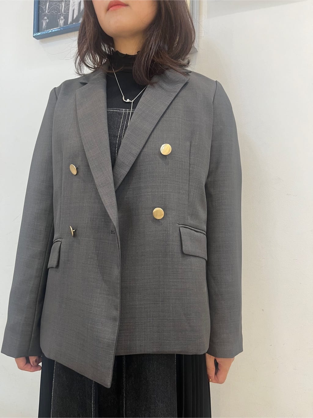 YOさんの「grove｜【カセット服】ダブルブレストテーラードジャケット」を使ったコーディネート