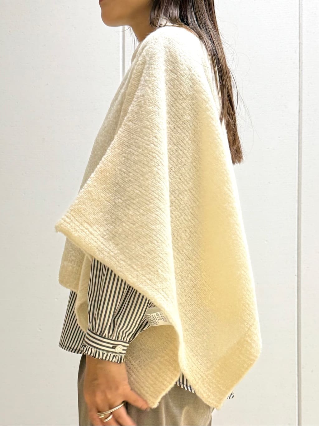 mamiさんの「INDIVI｜【褒められパンツ】ワンタックワイドパンツ」を使ったコーディネート