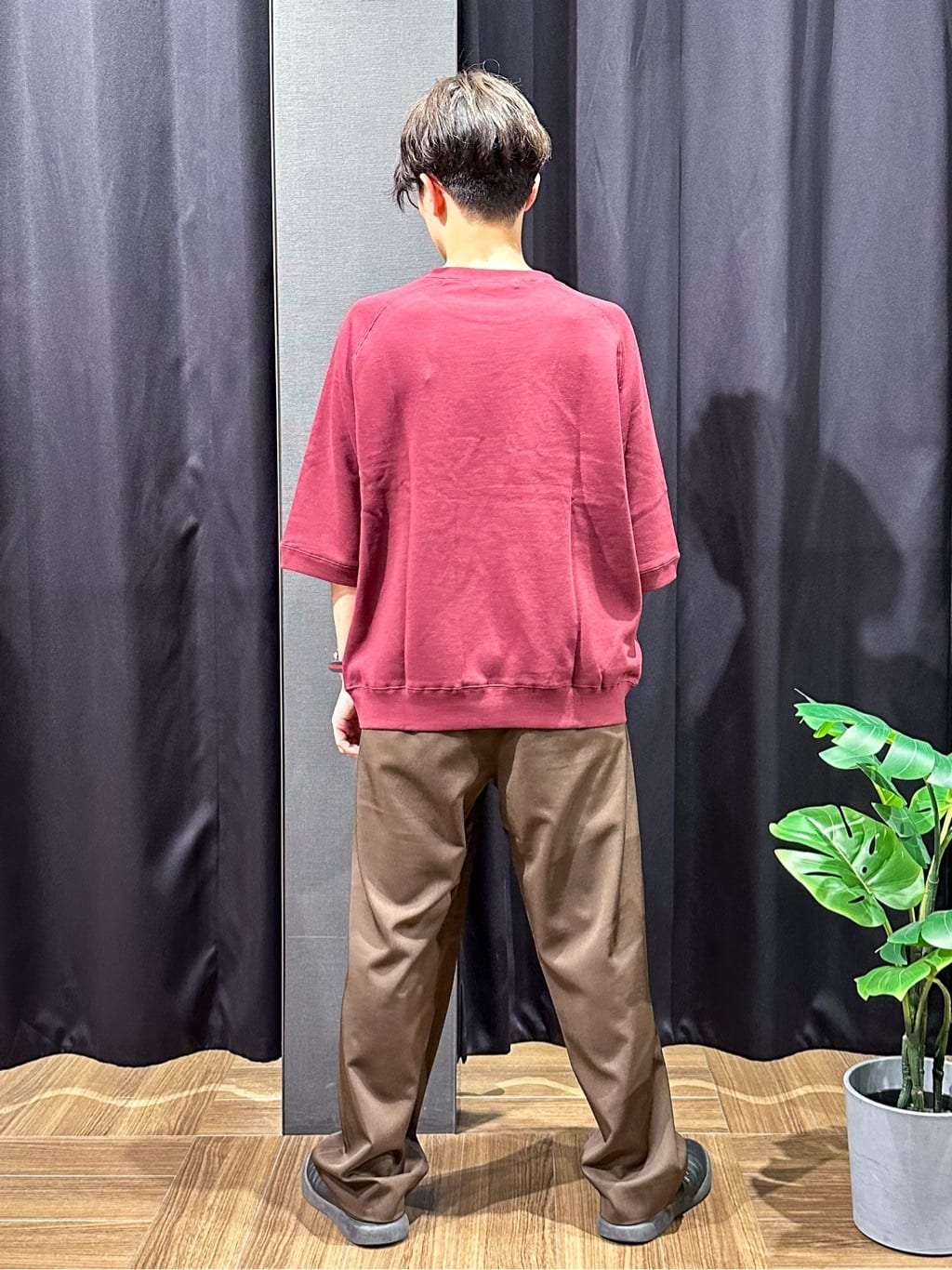 tomoyaさんの「THE SHOP TK｜Peanuts スヌーピー 6分袖裏毛スウェット」を使ったコーディネート