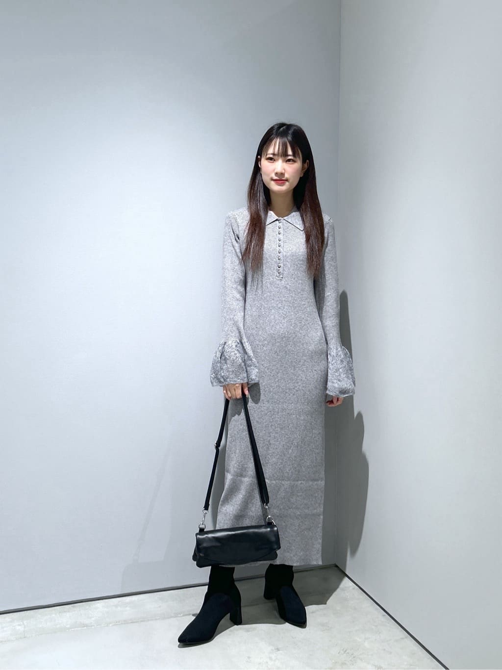 Renoさんの「INDIVI｜【再入荷】ビッグポケット中綿フォルムコート」を使ったコーディネート
