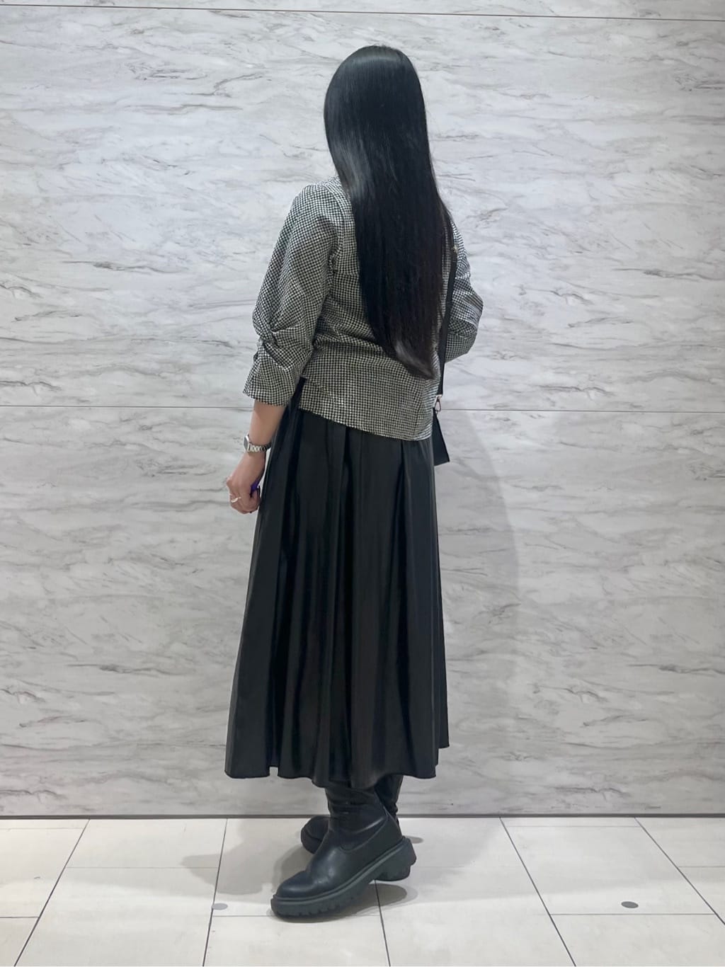 hasuさんの「INDIVI｜【UVケア／吸汗速乾】スリーブデザインブラウス」を使ったコーディネート