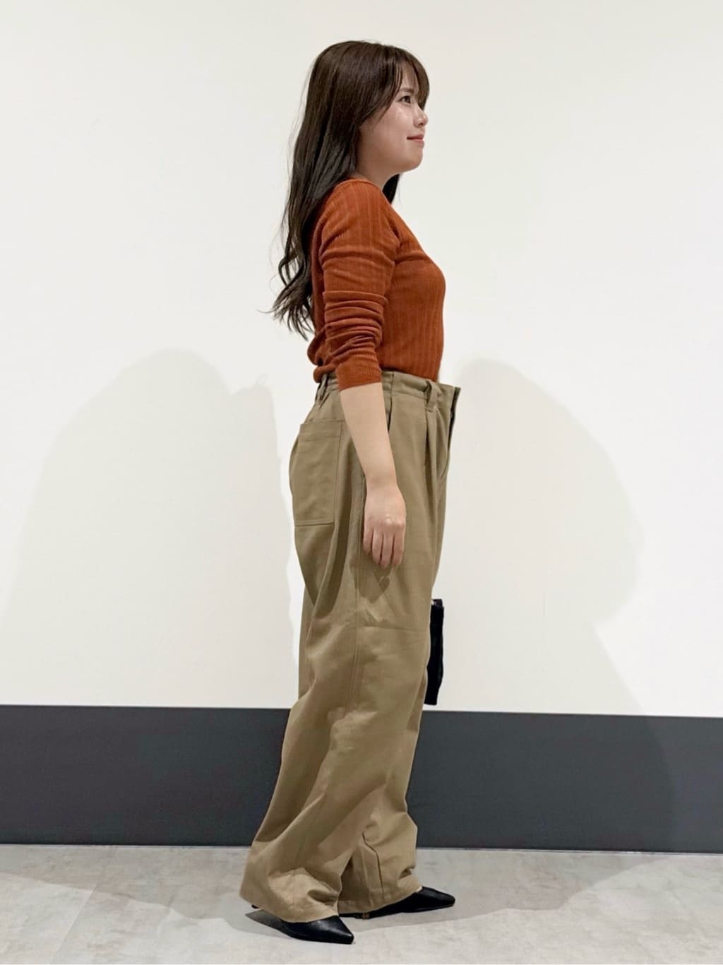 macchaさんの「THE SHOP TK｜ランダムリブカーディガン【洗濯機OK】」を使ったコーディネート