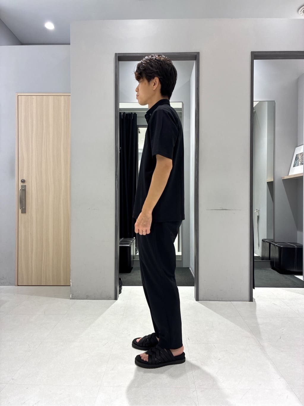 わいずみさんの「TAKEO KIKUCHI｜【COOL CITY WEAR】エアートール ポロシャツ /接触冷感・通気性」を使ったコーディネート