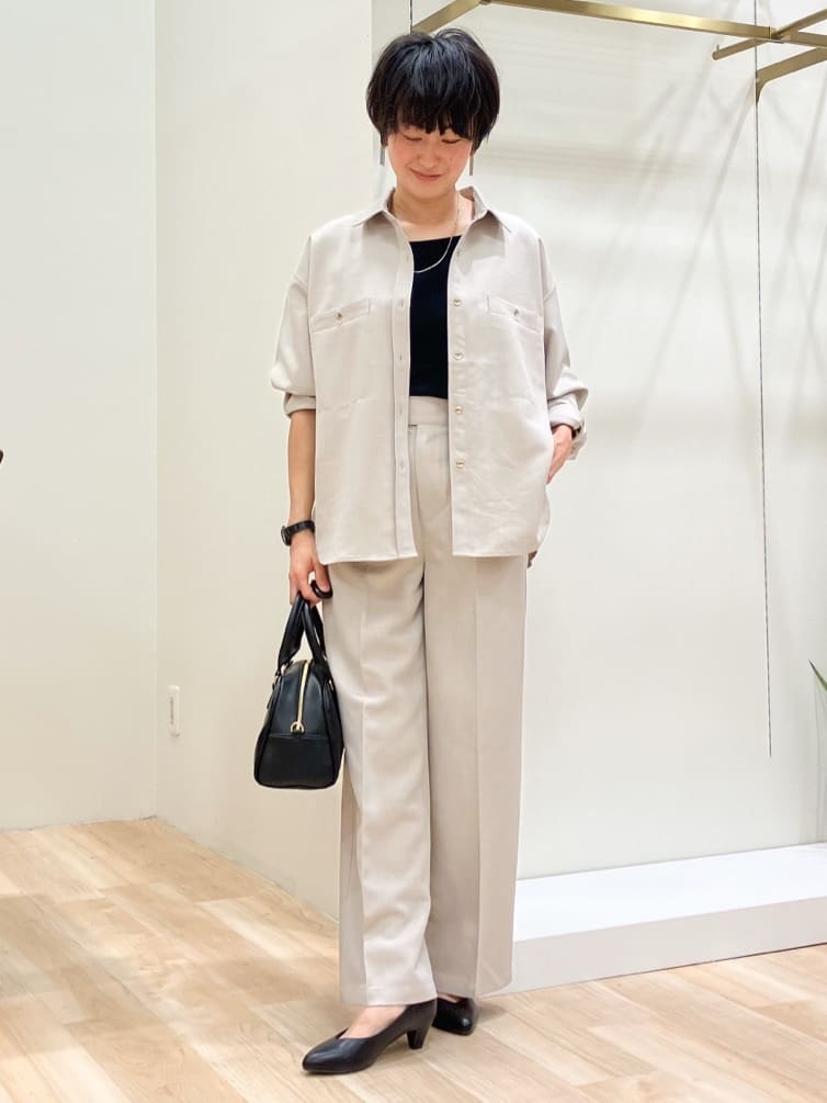 Keiさんの「grove｜【UVカット】ロゴアソートベーシックロンT」を使ったコーディネート