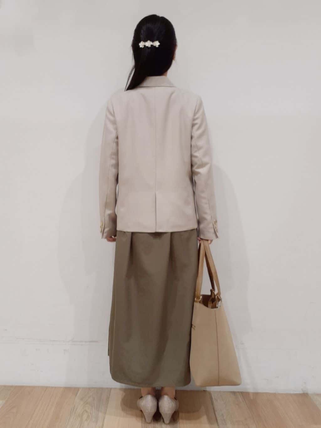 にこさんの「grove｜【カセット服】ダブルブレストテーラードジャケット」を使ったコーディネート