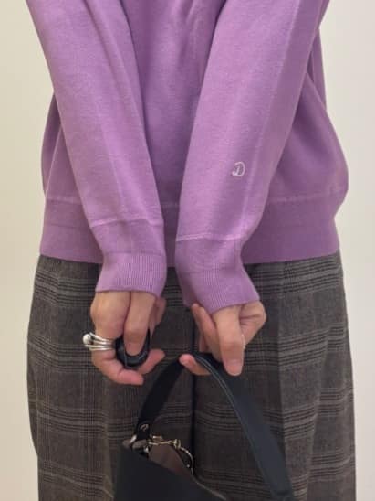 Harukaさんの「DRESSTERIOR｜◆【洗える/7色展開】ウォッシャブルコットンカシミヤニット」を使ったコーディネート