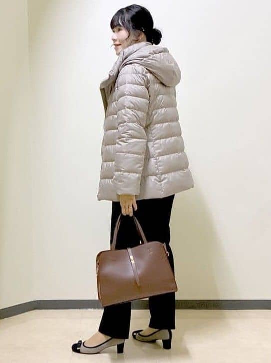  beni_gingerさんの「Reflect｜【SS-4Lサイズ】フーデッドミドルダウンコート」を使ったコーディネート
