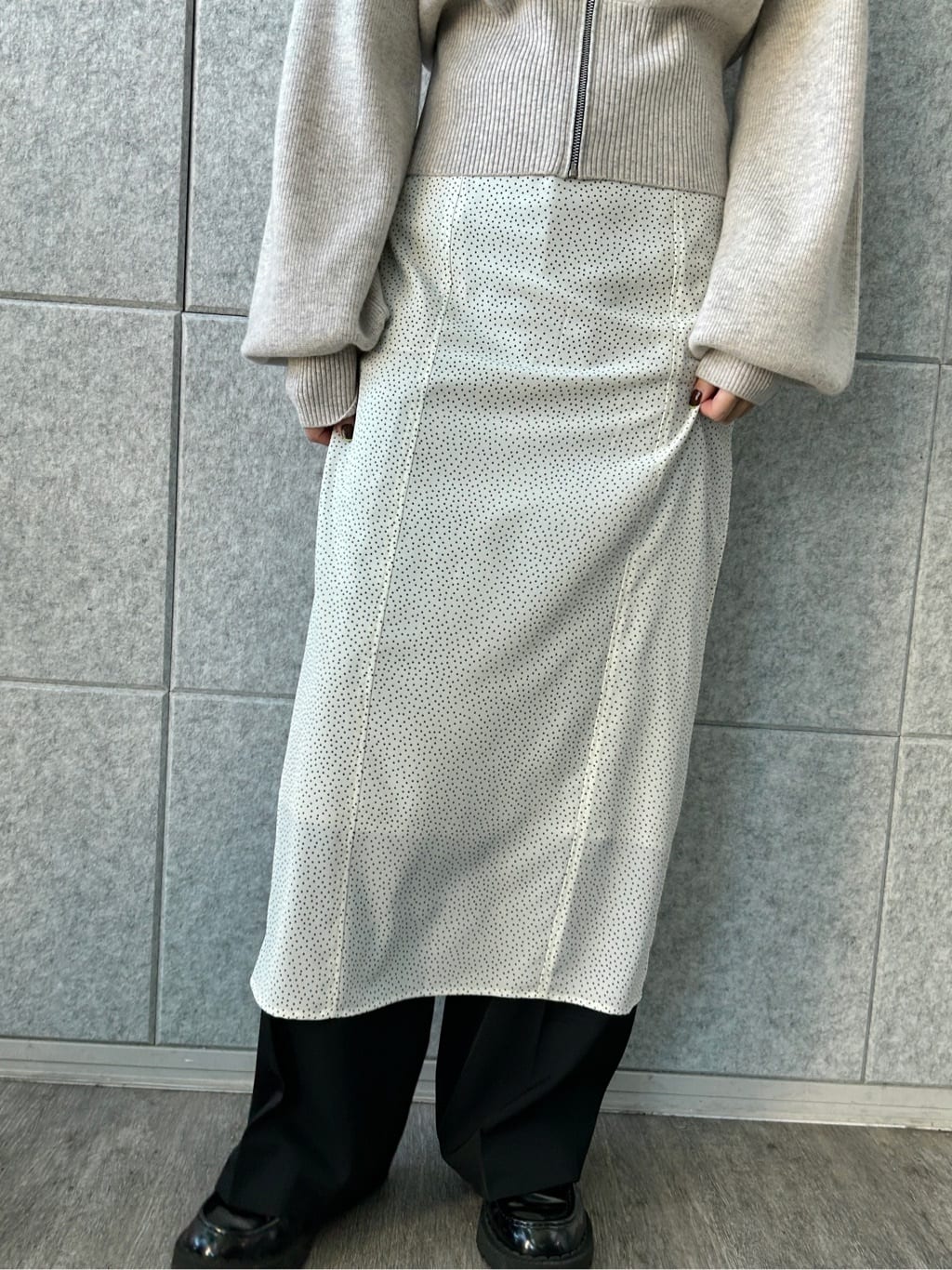 harunaさんの「CODE A｜femi dot dress」を使ったコーディネート