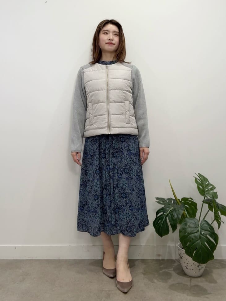 Suma Una本部スタッフさんの「SunaUna｜◆【co creation and yours／SS～L】レースプリーツワンピース」を使ったコーディネート