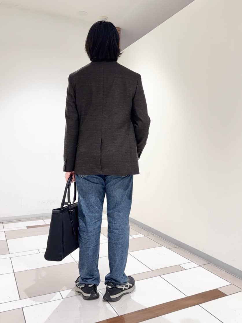 及川さんの「TAKEO KIKUCHI｜【Sサイズ～】ラッセルメッシュ ジャケット」を使ったコーディネート