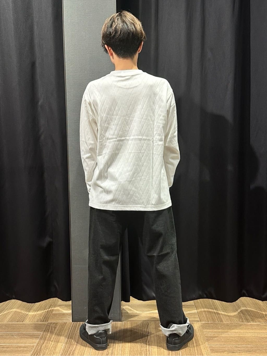 tomoyaさんの「THE SHOP TK｜TECLINO／テクリーノ 長袖オックスシャツ【洗濯機OK】」を使ったコーディネート