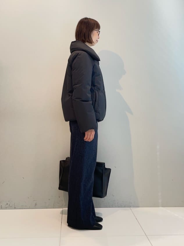 murayamaさんの「INDIVI｜【褒められパンツ／ウール混】ウォームウール ワイドパンツ」を使ったコーディネート