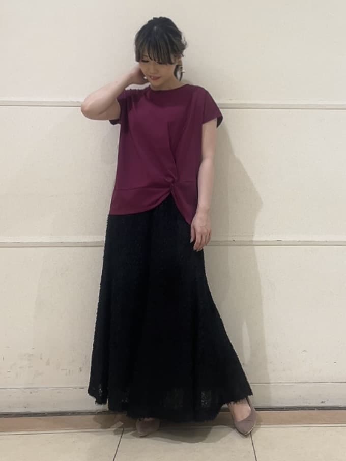 watanabeさんの「UNTITLED｜【洗える/Tシャツ】ツイストプルオーバー」を使ったコーディネート