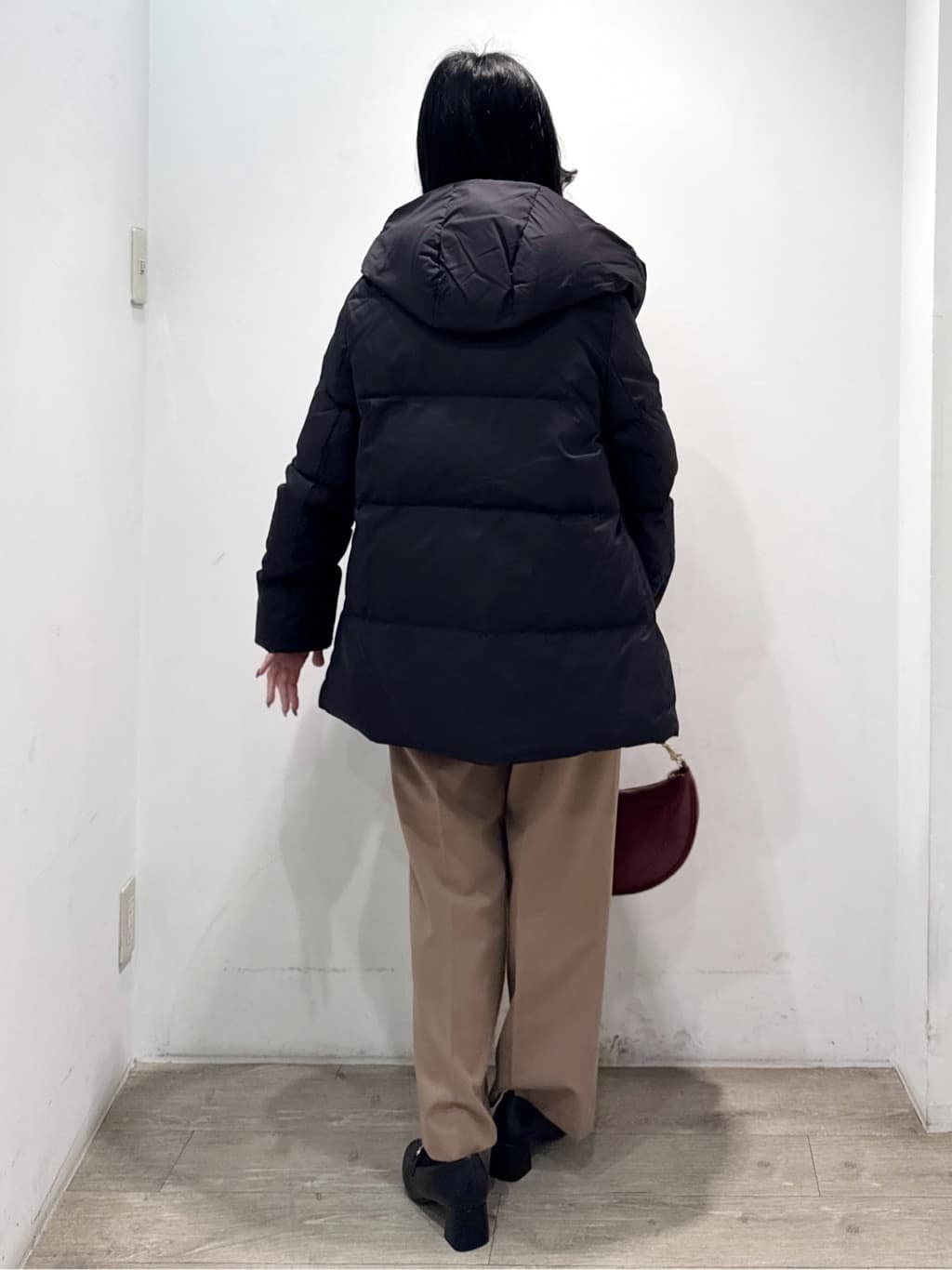 yuicciさんの「OPAQUE.CLIP｜ウォームタッチ イージーワイドパンツ【洗濯機洗OK／ストレッチ】≪SS～LL≫」を使ったコーディネート