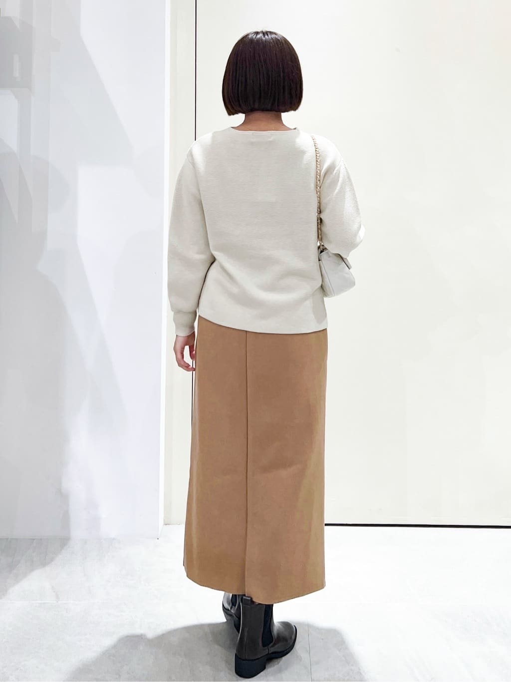Unaさんの「OPAQUE.CLIP｜カシミヤブレンドウールミドルピーコート」を使ったコーディネート