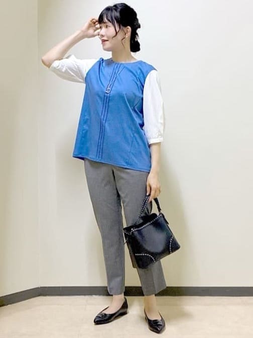  beni_gingerさんの「Reflect｜【体型カバー／腰周りカバー】長め丈プルオーバージャージ」を使ったコーディネート