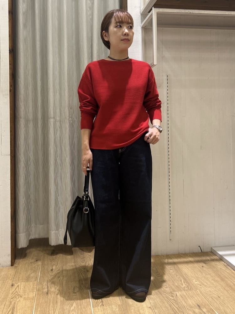 ga_riさんの「THE SHOP TK｜巾着2WAYショルダーバッグ」を使ったコーディネート