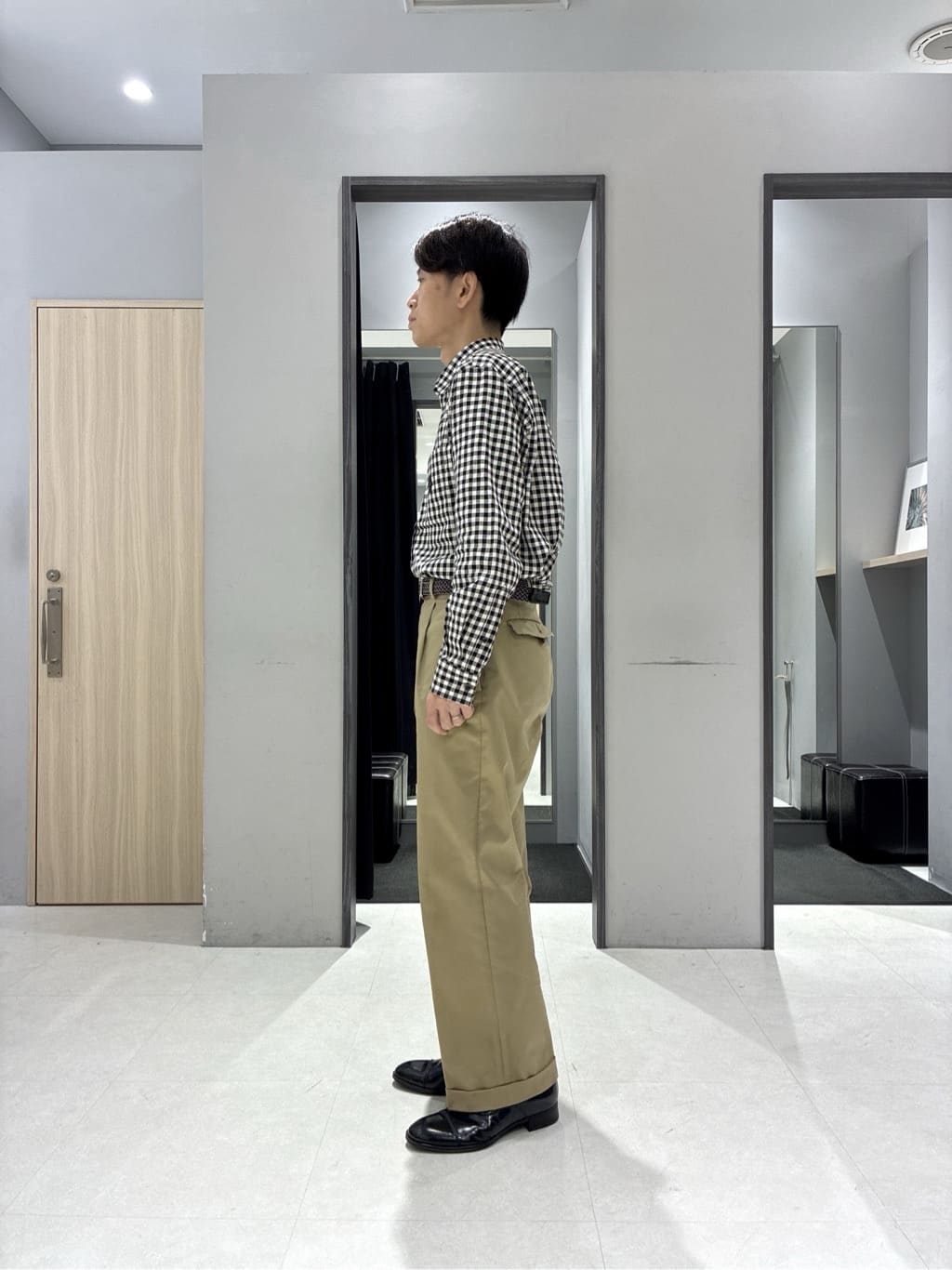 わいずみさんの「TAKEO KIKUCHI｜【360&deg;ストレッチ／セットアップ対応】None Of Stress ジャケット」を使ったコーディネート
