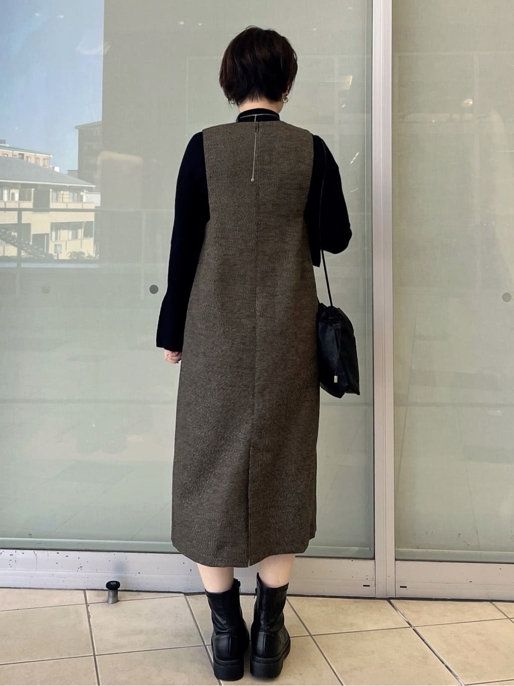 yo-koさんの「OPAQUE.CLIP｜ラメツイードジャンスカ【洗濯機OK】」を使ったコーディネート