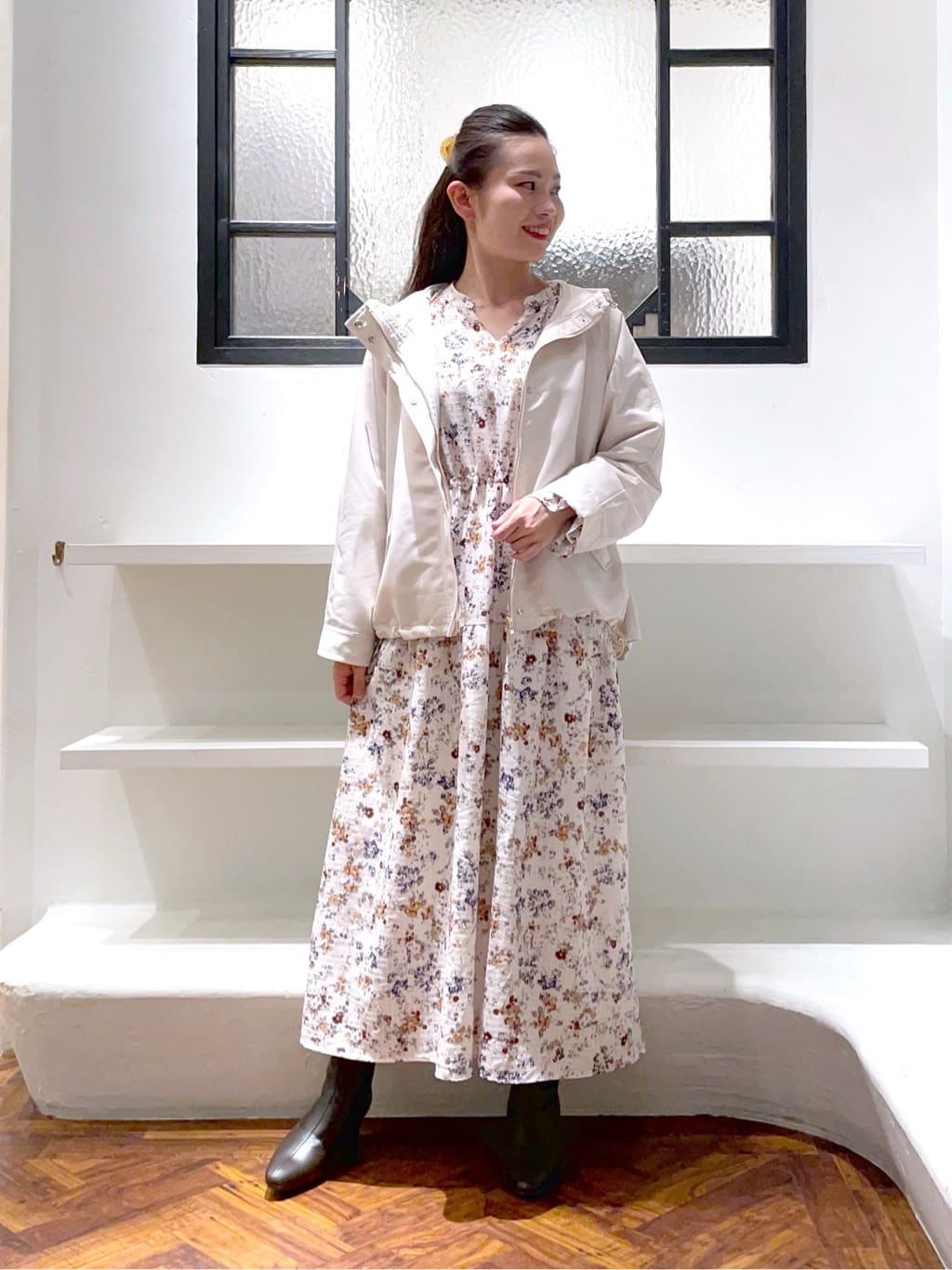 あんりさんの「grove｜【名品アウター/3WAY・はっ水】ボアライナー付マウンテンパーカ」を使ったコーディネート